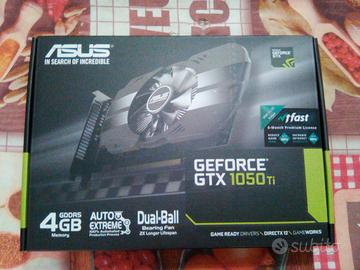 Scheda video Asus Geforce GTX 1050 TI 4 GB