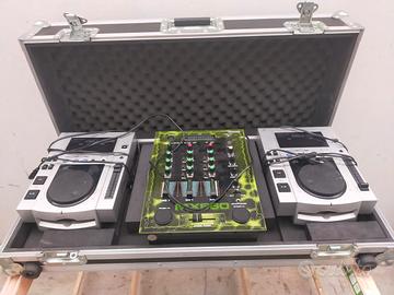 valigia consolle dj