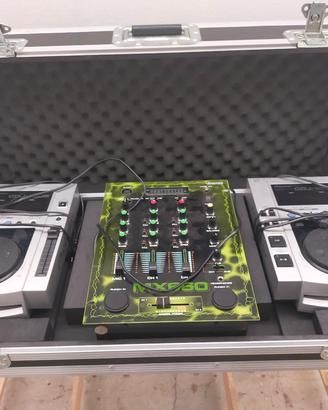 valigia consolle dj