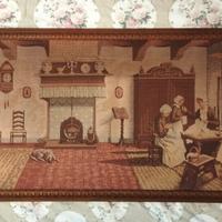 Arazzo in tessuto da parete anni 60