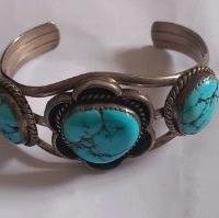 Bracciale Turchese Argento - Vintage