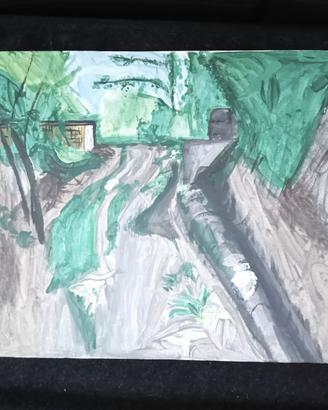 quadro misura 35*25 circa paesaggio Sora