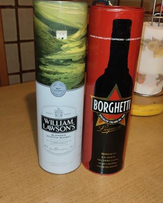 tubi in latta da collezione -vuoti