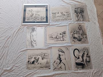 litografie in  alluminio artista M.Pier