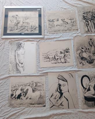litografie in  alluminio artista M.Pier