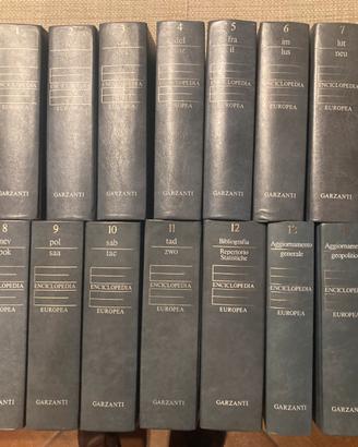Enciclopedia Europea Garzanti.