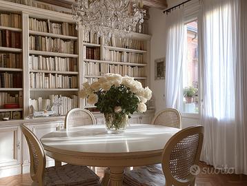 Tavolo inglese allungabile + 4 sedie antibes