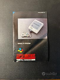 Manuale Istruzioni Super Nintendo SNES PAL ITA
