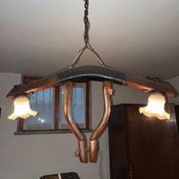 Lampadario antico antiquariato giogo