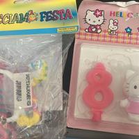 Candeline miste hello kitty + cavallino