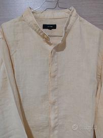 Camicia G-PEDRINI Uomo - GIALLO MELANGE - NUOVA