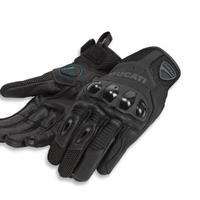 Guanti in tessuto pelle Ducati City C4 - NERO