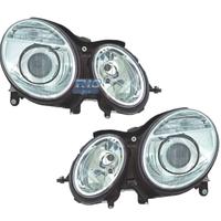 FARI PER MERCEDES CLASSE E W211 02-06 LENTE CROMAT