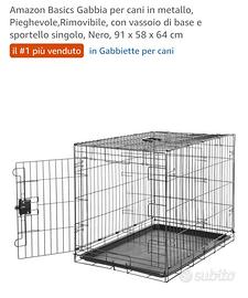 gabbia per cani pieghevole