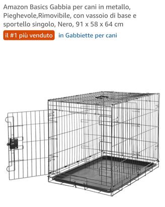 gabbia per cani pieghevole
