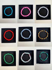 Braccialetti In Pietra Di Agata Naturale 