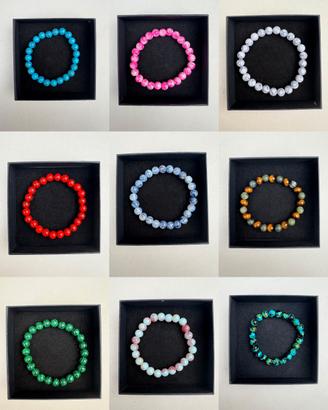 Braccialetti In Pietra Di Agata Naturale 