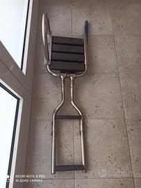 Scaletta inox pieghevole per barca o gommone