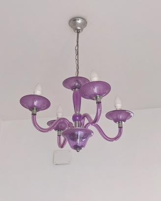 lampadario in acrilico