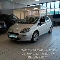 FIAT PUNTO EVO 1.3 MJT 75 CV 5 PT LOUNGE NEOPATENT