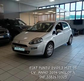 FIAT PUNTO EVO 1.3 MJT 75 CV 5 PT LOUNGE NEOPATENT