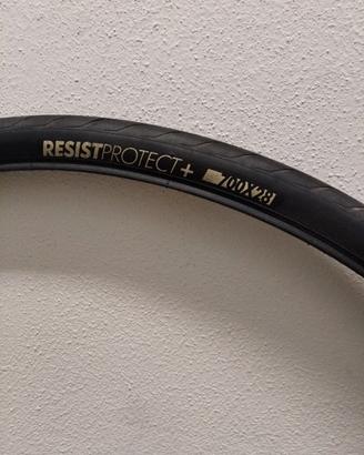 Coppia copertoni bici btwin resist protect+ 700x28
