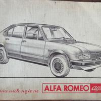 manuale utente Alfasud