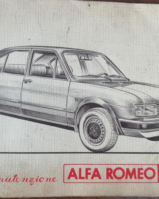 manuale utente Alfasud