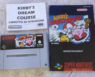 Kirby's Dream Course Pal Super Nintendo sens
