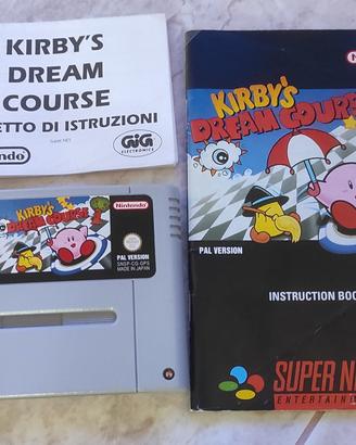Kirby's Dream Course Pal Super Nintendo sens