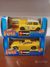 2 modellini burago 1:43