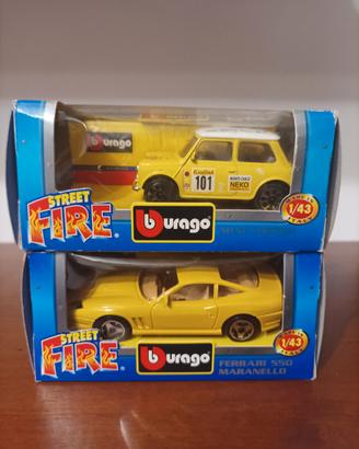 2 modellini burago 1:43