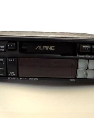 ALPINE 7290L CLASSIC TAPE RADIO
