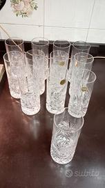 Set 12 bicchieri in cristallo Bohemia – originali
