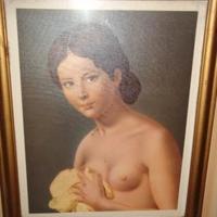 Quadro "Donna Nuda al Bagno" Anni '40 '50