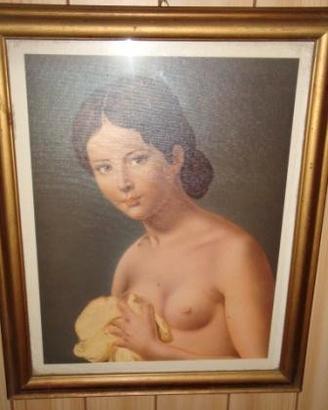 Quadro "Donna Nuda al Bagno" Anni '40 '50