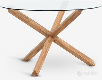 Tavolo Agerby in vetro