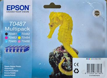Cartucce stampante Epson T0487 multipack