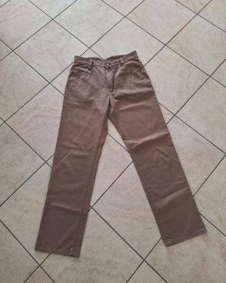 Jeans Harlem beige da uomo