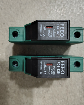 Porta fusibili impianto fotovoltaico