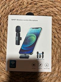 Qhot wireless lavalier microphone