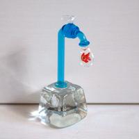 Figurina Rubinetto con Pesce. Murano GLASS Venezia