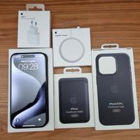 Iphone 15 pro 256gb + accessori