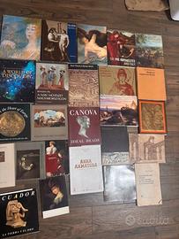 Lotto libri cataloghi d'arte per collezionisti