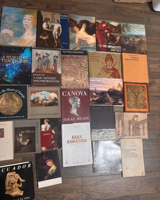 Lotto libri cataloghi d'arte per collezionisti