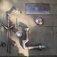 Rubinetteria e placca wc