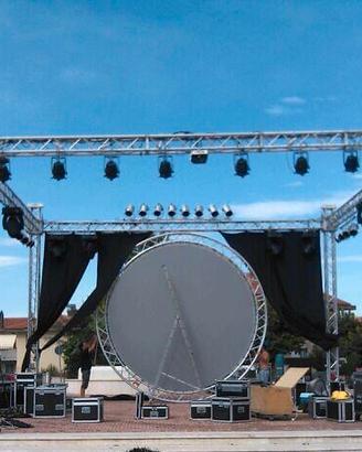 Americana circolare, circular truss structure.