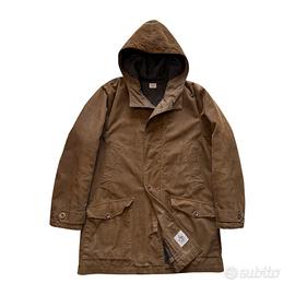 Parka C.P Company Uomo L Marrone Cachi Velluto