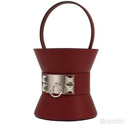 Borsa Hermès Médor in pelle Epsom rosso H