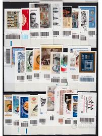 2019 Italia -Annata francobolli con codice a barre